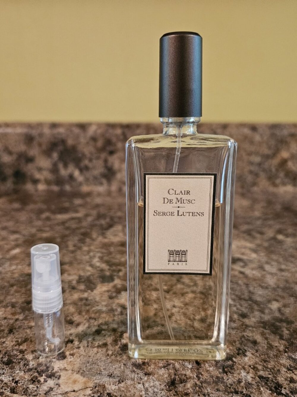 2 ML Sample CLAIR DE MUSC by Serge Lutens Perfume EDP Vintage Original